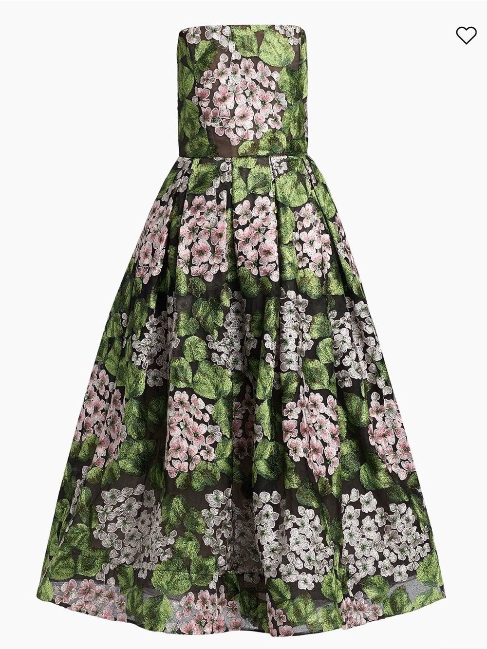 Bronx Banco Kate Floral Embroidered Corset Midi-Dress